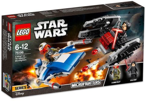 LEGO Star Wars - A-szárnyú vs. TIE Silencer Microfighters 75196