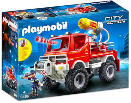 Playmobil Tűzoltóautó fecskendővel (9466)