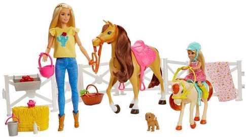 Mattel Barbie Játék készlet lovakkal FXH15
