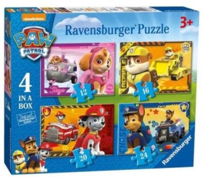 Ravensburger Mancs őrjárat  4 az 1-ben puzzle kirakó 12,16,20,24 db-os  070336
