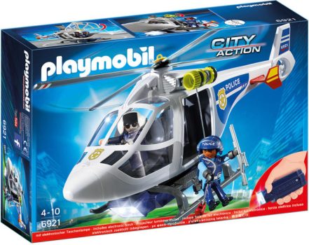 Playmobil Rendőrhelikopter keresőreflektorral (6921)