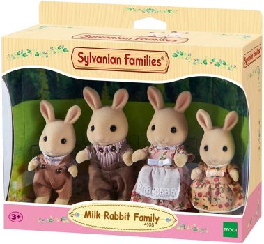 SYLVANIAN FAMILIES Fehér nyuszi család Figura szett 4108 Milk Rabbit Family